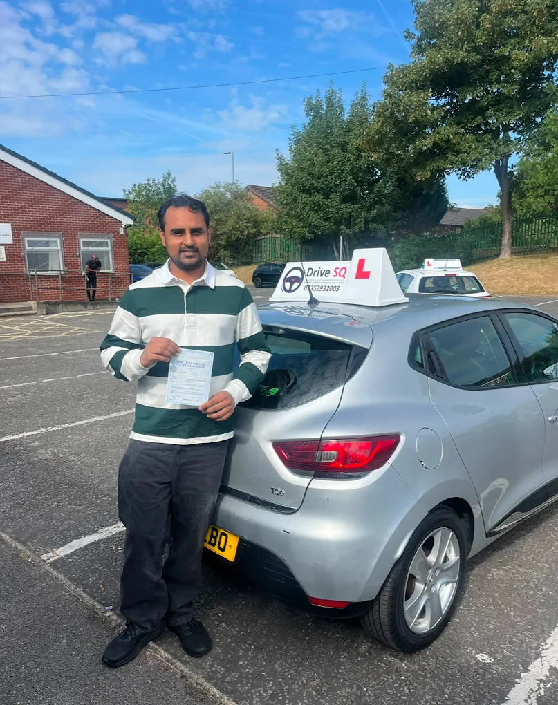 DriveSQ student learning to drive