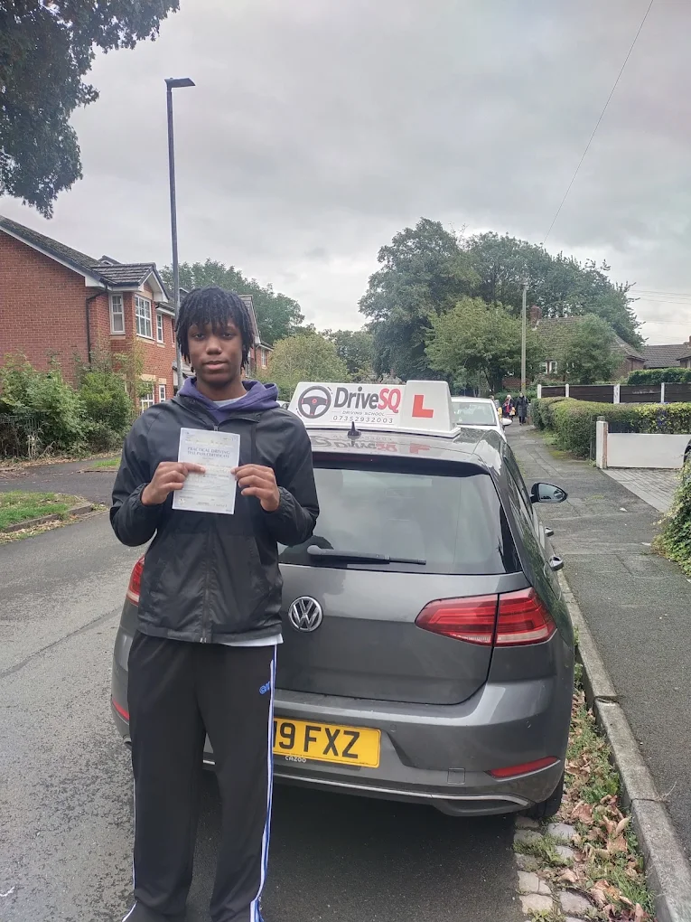 DriveSQ instructor and student